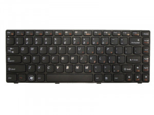 Клавиатура за лаптоп Lenovo B470 G470 V470 Z470 Черна рамка UK